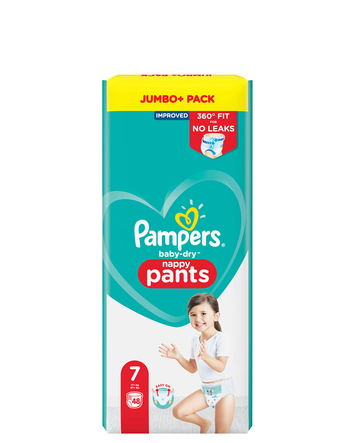 Pampers Baby Dry Pants Size: 7 48 Nappies Jumbo Pack
